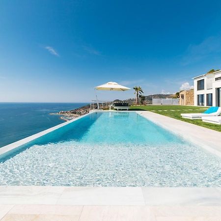 Villa Sabrina Riviera Dei Fiori A Picco Sul Mare Con Piscina Privata ,Wellness & Spa Imperia Exteriör bild
