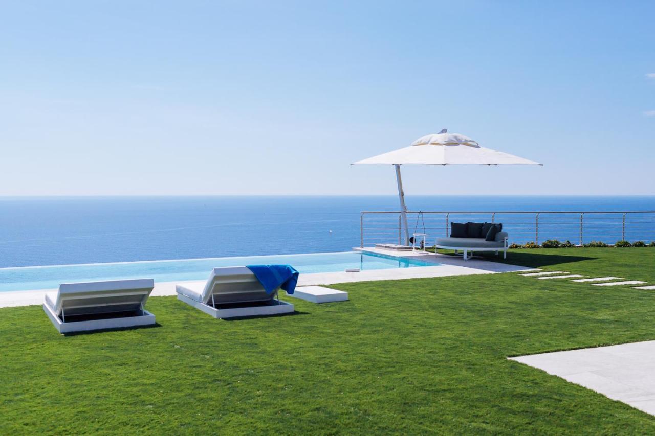 Villa Sabrina Riviera Dei Fiori A Picco Sul Mare Con Piscina Privata ,Wellness & Spa Imperia Exteriör bild