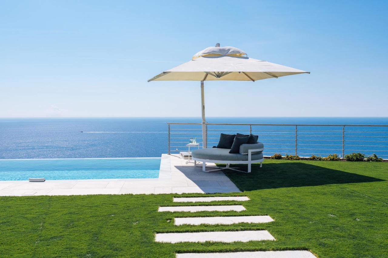 Villa Sabrina Riviera Dei Fiori A Picco Sul Mare Con Piscina Privata ,Wellness & Spa Imperia Exteriör bild